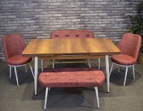 Table - M63 ; Chair - S63 ; Bench - B63