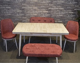 Table - M63 ; Chair - S63 ; Bench - B63